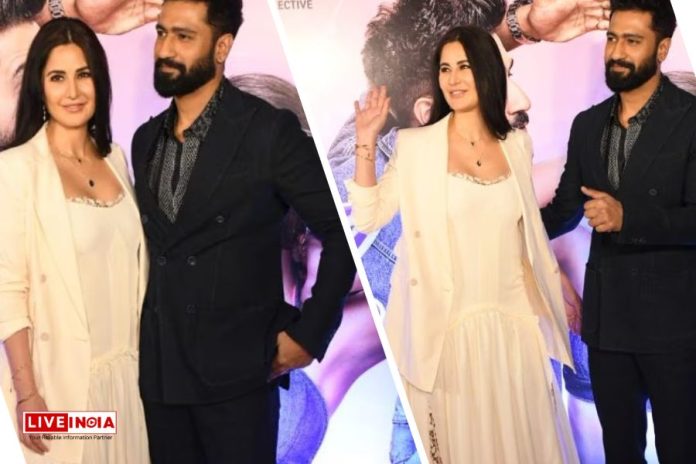 Vicky Kaushal की फिल्म Bad Newz की स्क्रीनिंग में Katrina मुस्कुराती हुई नज़र आईं