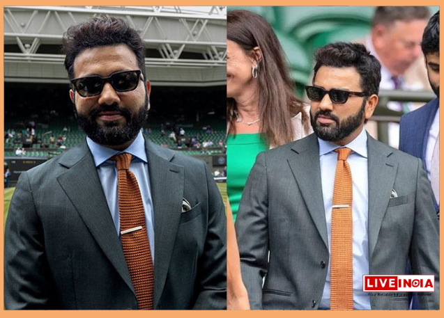 Wimbledon: Medvedev-Alcaraz के बीच सेमीफाइनल मुकाबले में शामिल हुए भारतीय विश्वविजेता कप्तान Rohit Sharma