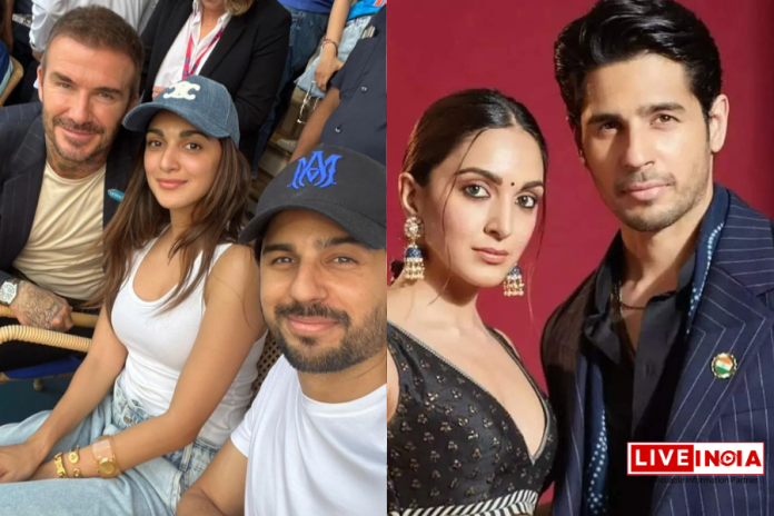 थ्रोबैक थर्सडे:  Sidharth Malhotra ​​ने David Beckham और अपनी 'चीयर पार्टनर' Kiara Advani के साथ शेयर की तस्वीर