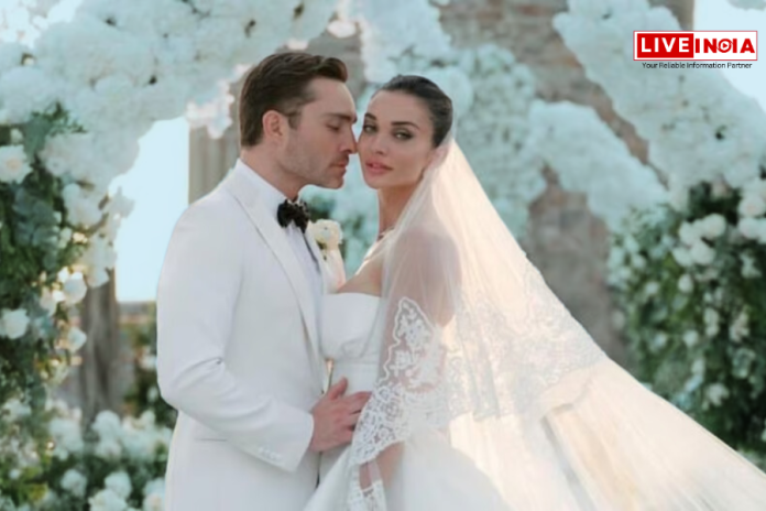 Amy Jackson, Ed Westwick ने कहा 'I do': उनकी शादी की पहली झलक देखिये