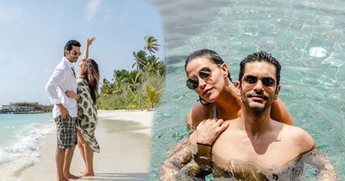 Angad Bedi captured singing Happy Birthday for his 'Wonderwoman' Neha Dhupia