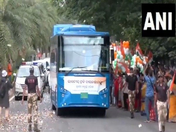 Indian hockey team holds roadshow in Bhubaneswar after winning bronze in Paris Olympics