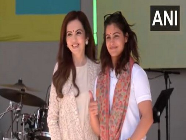 Nita Ambani felicitates Manu Bhaker, Kusale at India House for fine performances at Paris Olympics