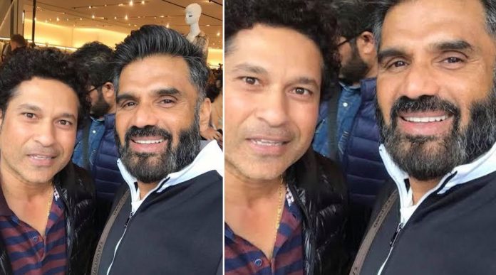 Sachin Tendulkar wishes his friend Suniel Shetty on his birthday