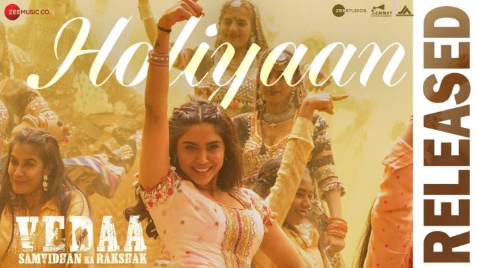 Vedaa drops Holiyaan: Sharvari Wagh's high-energy dance track is perfect for the festival of colors