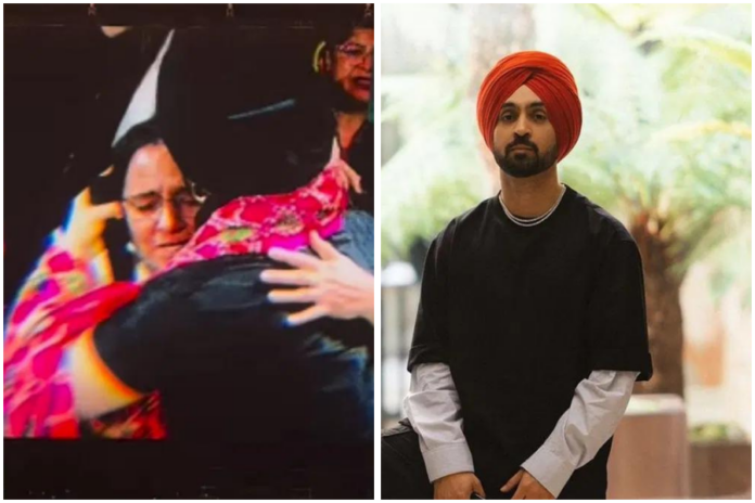 मैनचेस्टर कॉन्सर्ट में Diljit Dosanjh की माँ उन्हें देख हो गई भावुक और जोर-जोर से रोने लगी